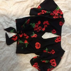 Express Blouse Crop Top